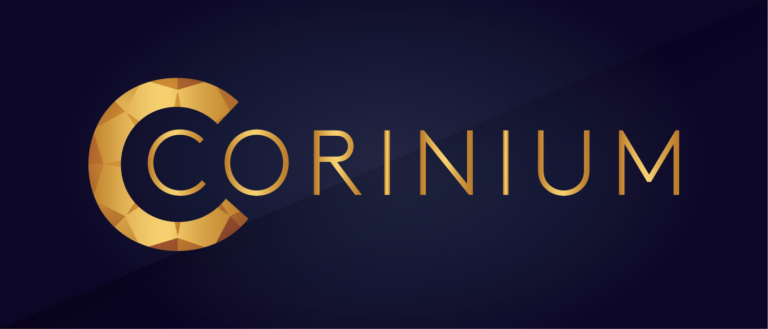 Corinium logo colour background 768x329