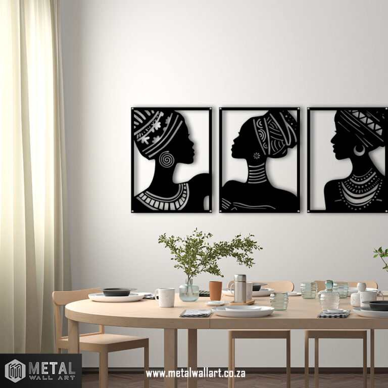 Women of Africa Portrait Set Black 2 768x768