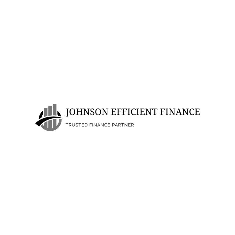 JOHNSON EFFICIENT FINANCE Logo Black with White Background 5000x5000 1 768x768