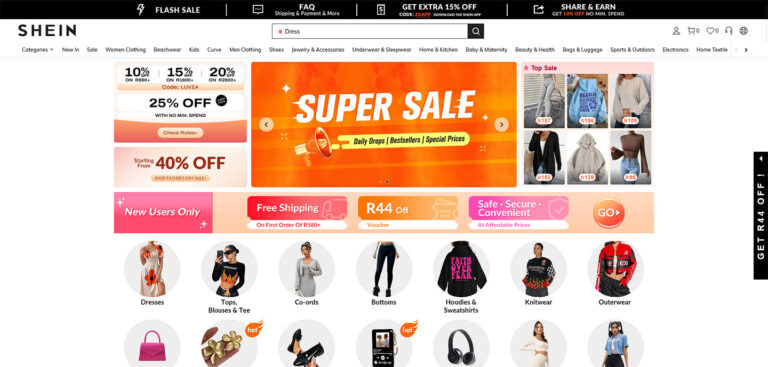 shein south africa website 768x367