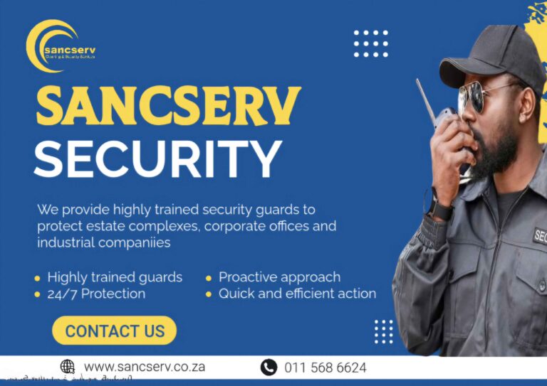 Black Professional Securityservices Poster A4 768x543